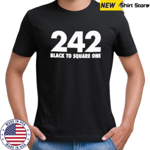 242 black to square one shirt