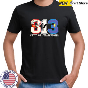 813 Winners Bucs Bolts Rays city of champions shirt
