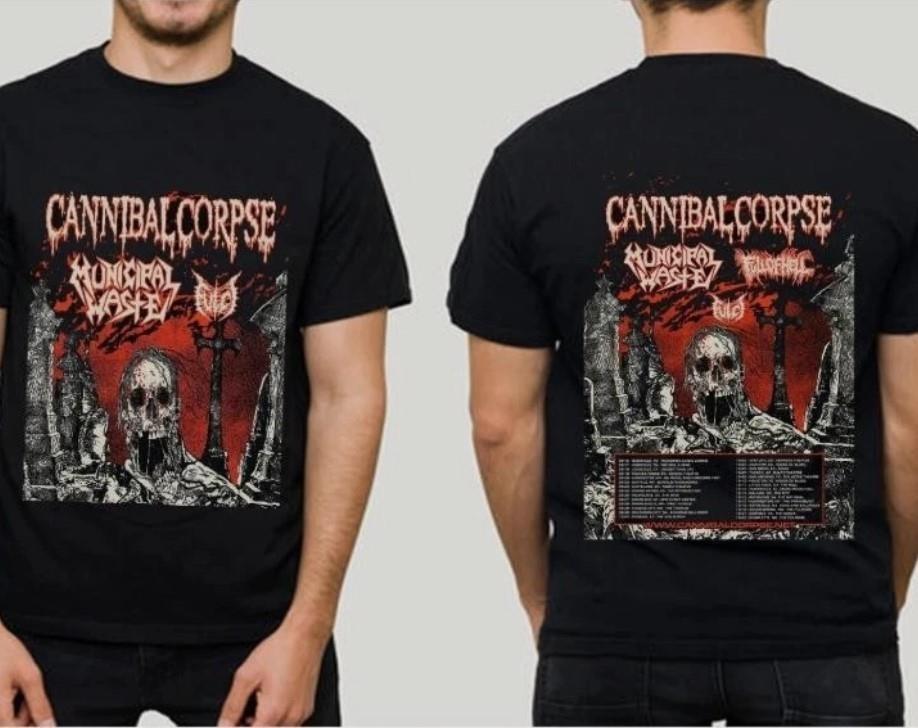 Cannibal Corpse North American Tour 2025 T Shirt