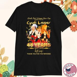 Cyndi Lauper Just Wanna Have Fun Farewell Tour Thank You For The Memories Shirt