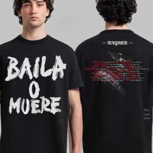 Lady Gaga The Mayhem Ball Tour 2025 2026 Exclusive Merch Baila O Muere T-Shirt