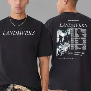 Landmvrks Europe Summer Tour 2025 Dates List Two Sides Print T-Shirt