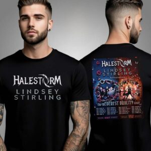 Lindsey Stirling And Halestorm The Neverest Deality Tour 2025 T-Shirt