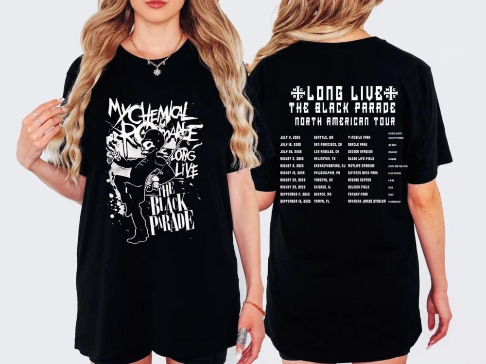 My Chemical Romance The Black Parade 2025 North American Stadium Tour T-Shirt