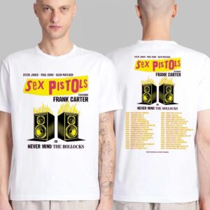 Sex Pistols Featuring Frank Carter Do Never Mind The Bollocks 2025 Tour T-shirt