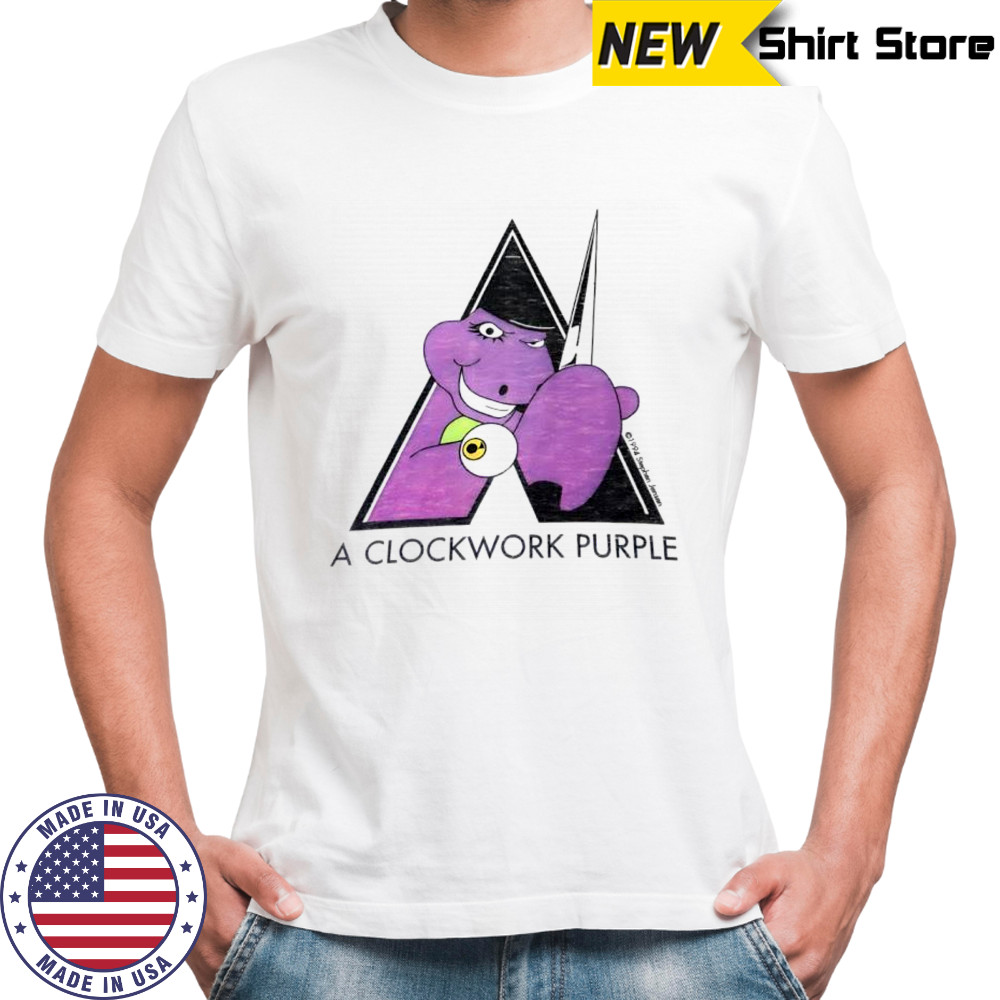 A clockwork purple shirt