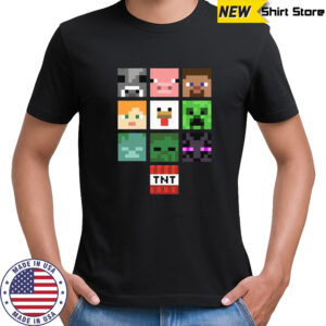 A Minecraft Movie All The Big Faces T-Shirt