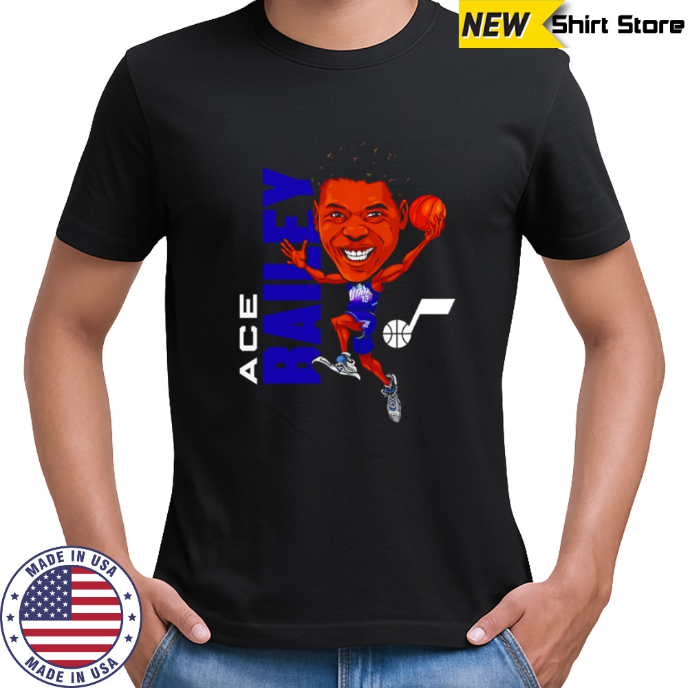 Ace Bailey Utah Jazz Caricature cartoon shirt