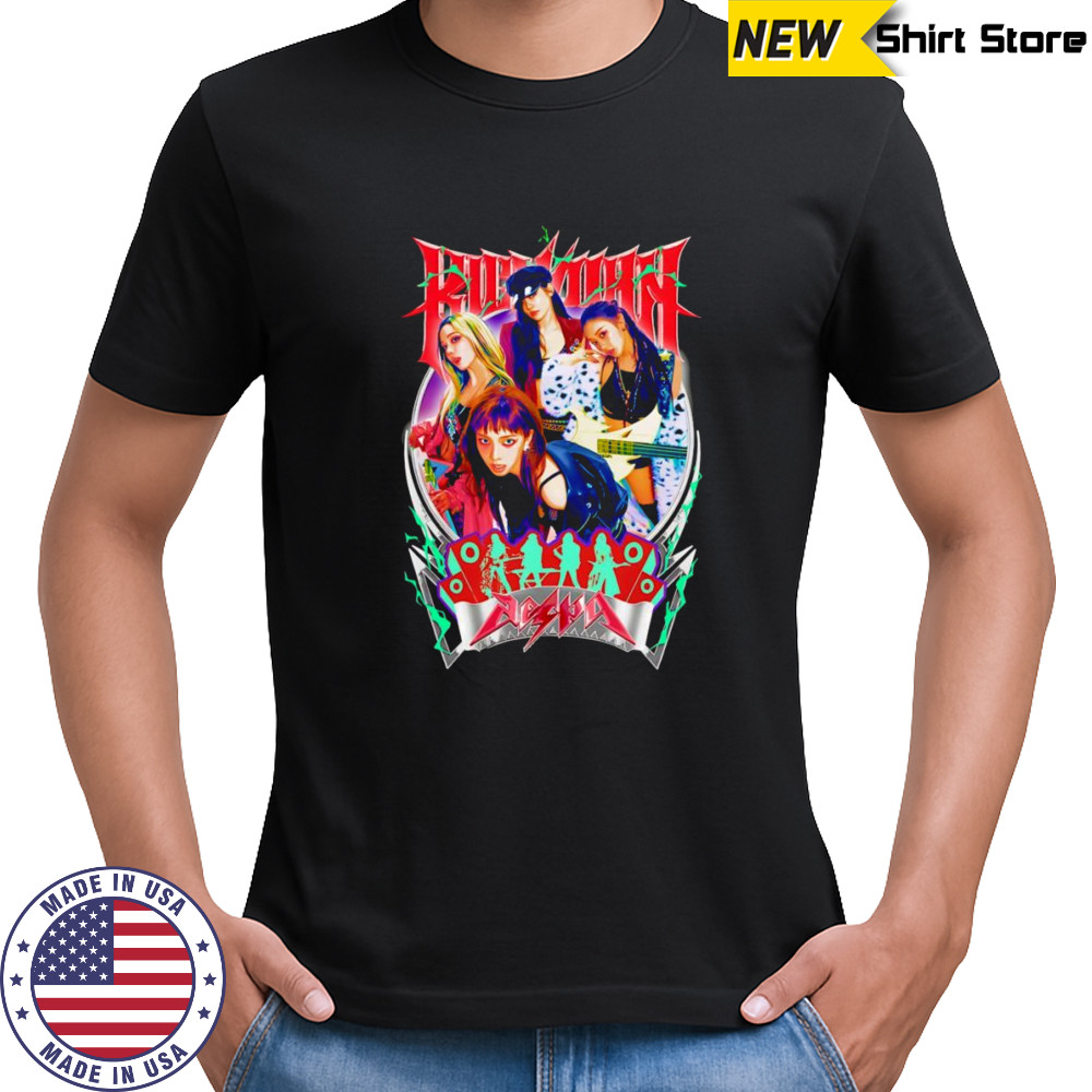 Aespa metal graphic shirt