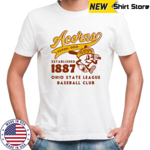 Akron Acorns Ohio State League baseball club shirt