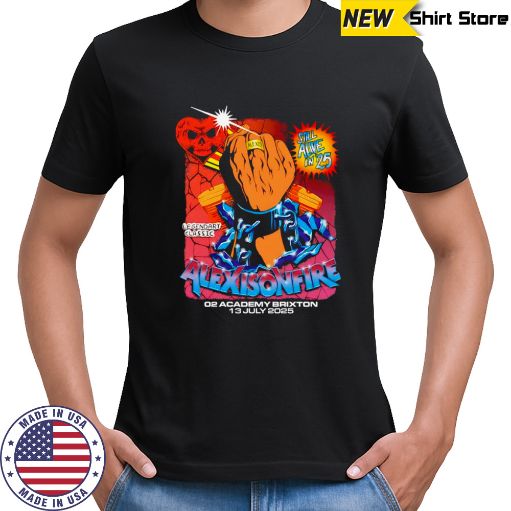 Alexisonfire Brixton Academy 2025 shirt