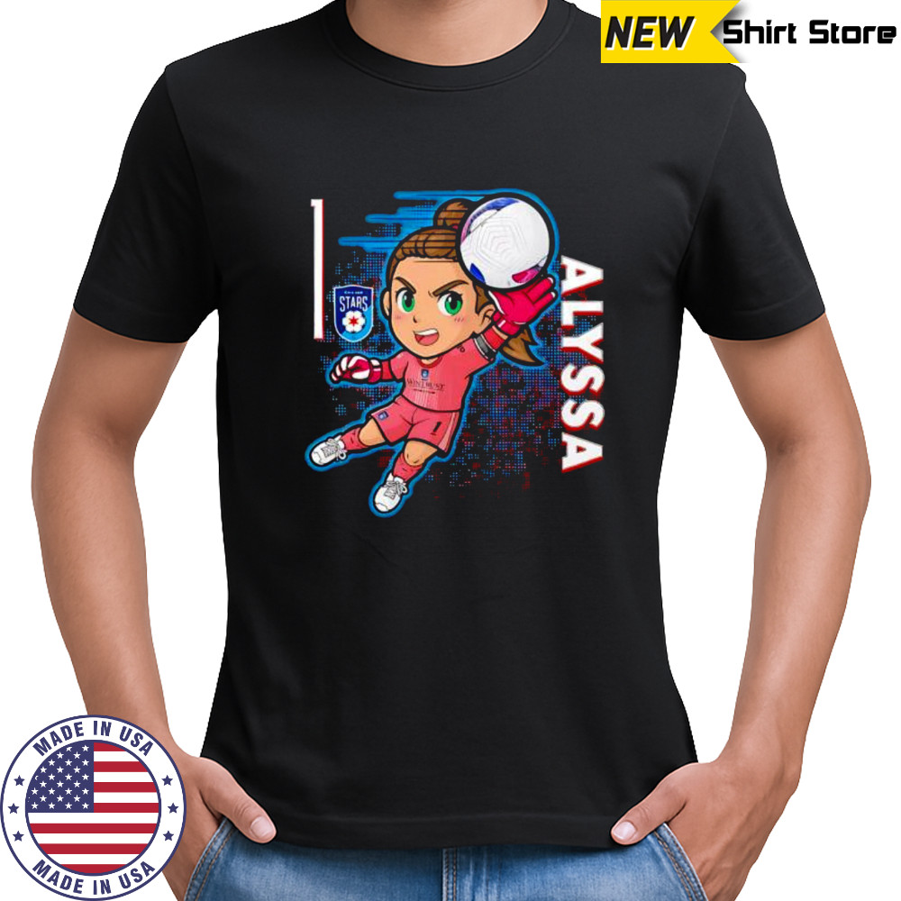 Alyssa Naeher Chicago Red Stars cartoon shirt