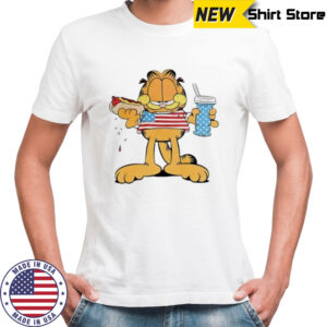 American Cat eat and drink shirt