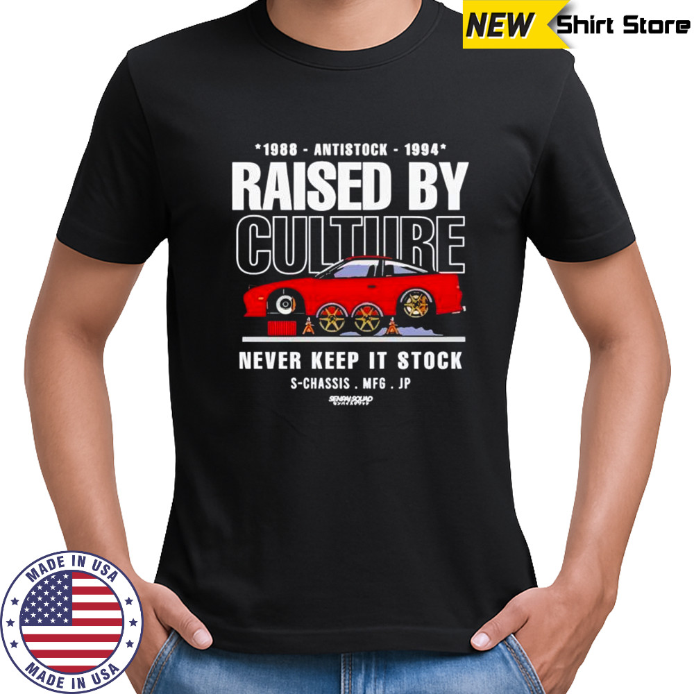 Anti Stock Raised By Culture T-Shirt