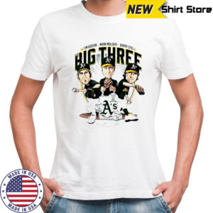 Athletics Big Three Tim Hudson Mark Mulder Barry Zito shirt