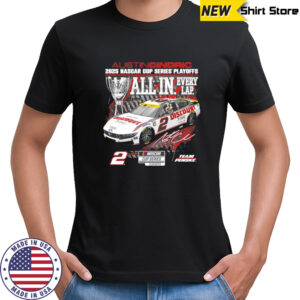 Austin Cindric Checkered Flag Sports 2025 NASCAR Cup series playoffs discount tire shirt