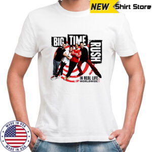 Big Time Rush In Real Life Worldwide 2025 Tour shirt