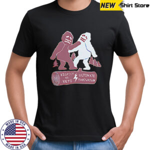 Bigfoot vs Yeti Ultimate Throwdown shirt