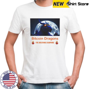 Bitcoin dragons fire breathing Champions shirt