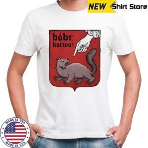 Bobr Kurwa shield shirt