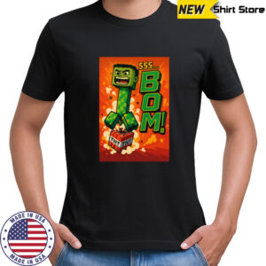BOM! Minecraft style Pixel Art T-Shirt