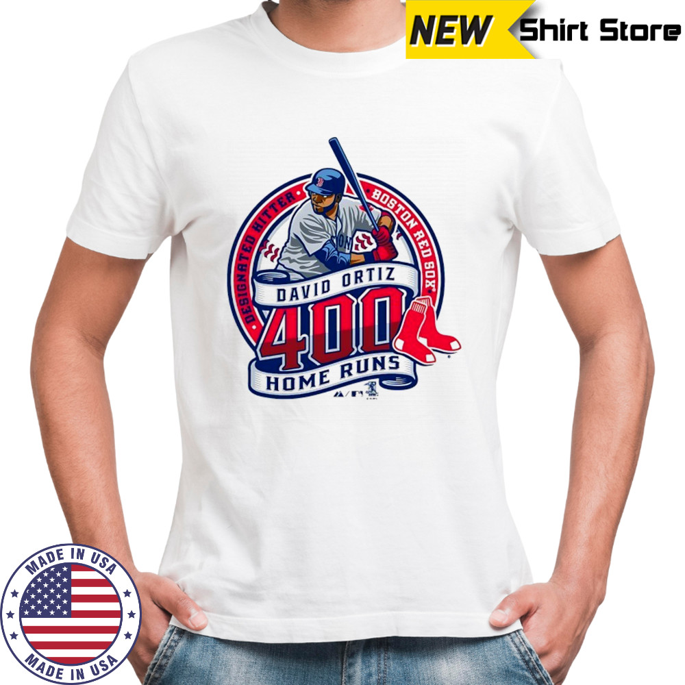 Boston Red Sox Legend David Ortiz 400 Home Runs shirt