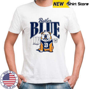 Butler University Blue IV Dawgs mascot graphic shirt