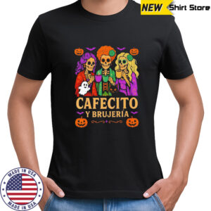Cafecito y Brujería Hocus Pocus Halloween shirt