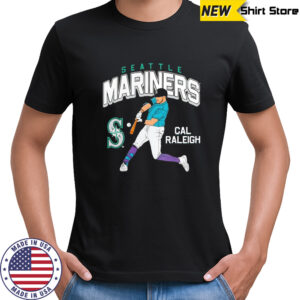 Cal Raleigh Seattle Mariners Hitting graphic shirt