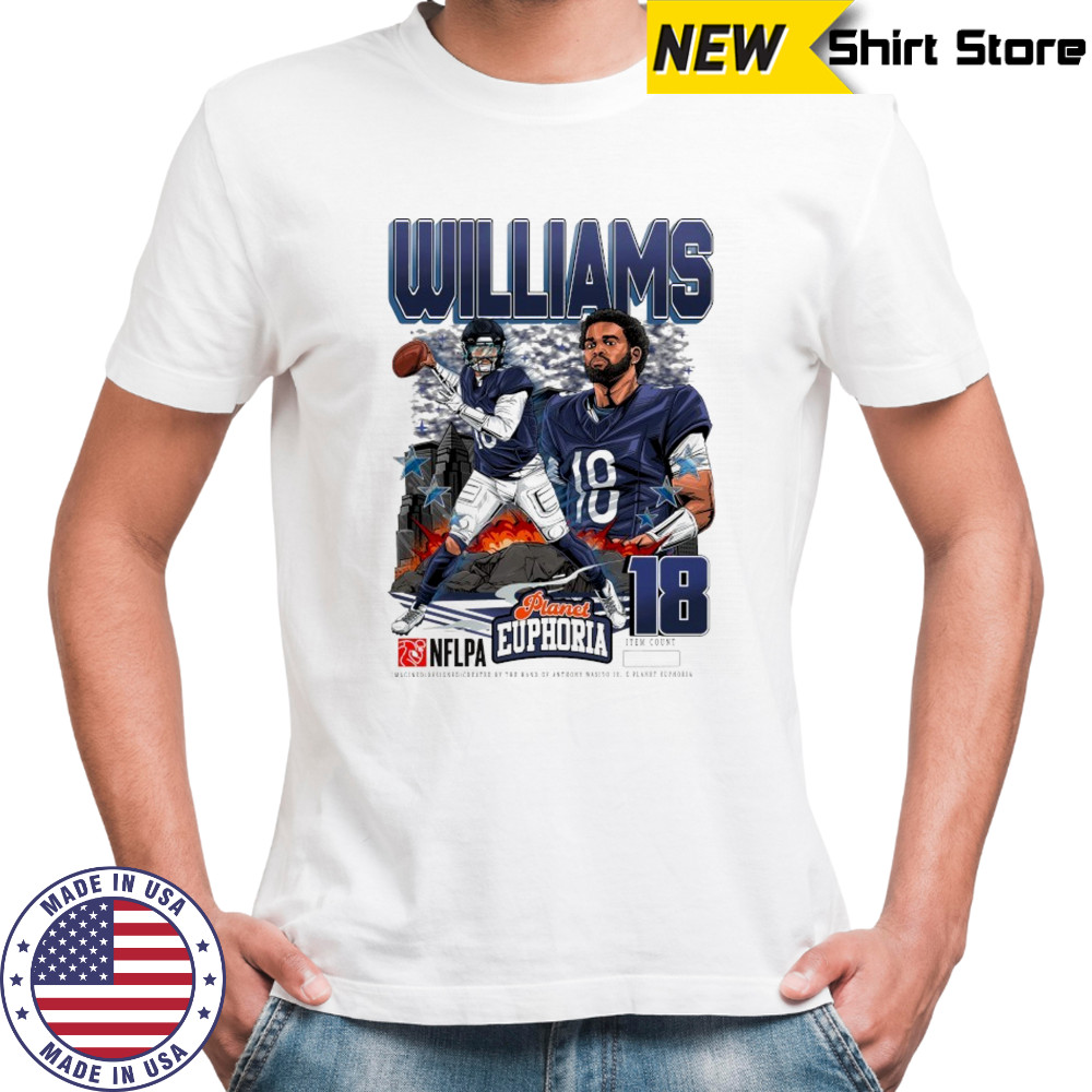 Caleb Williams NFLPA Planet Euphoria T-shirt
