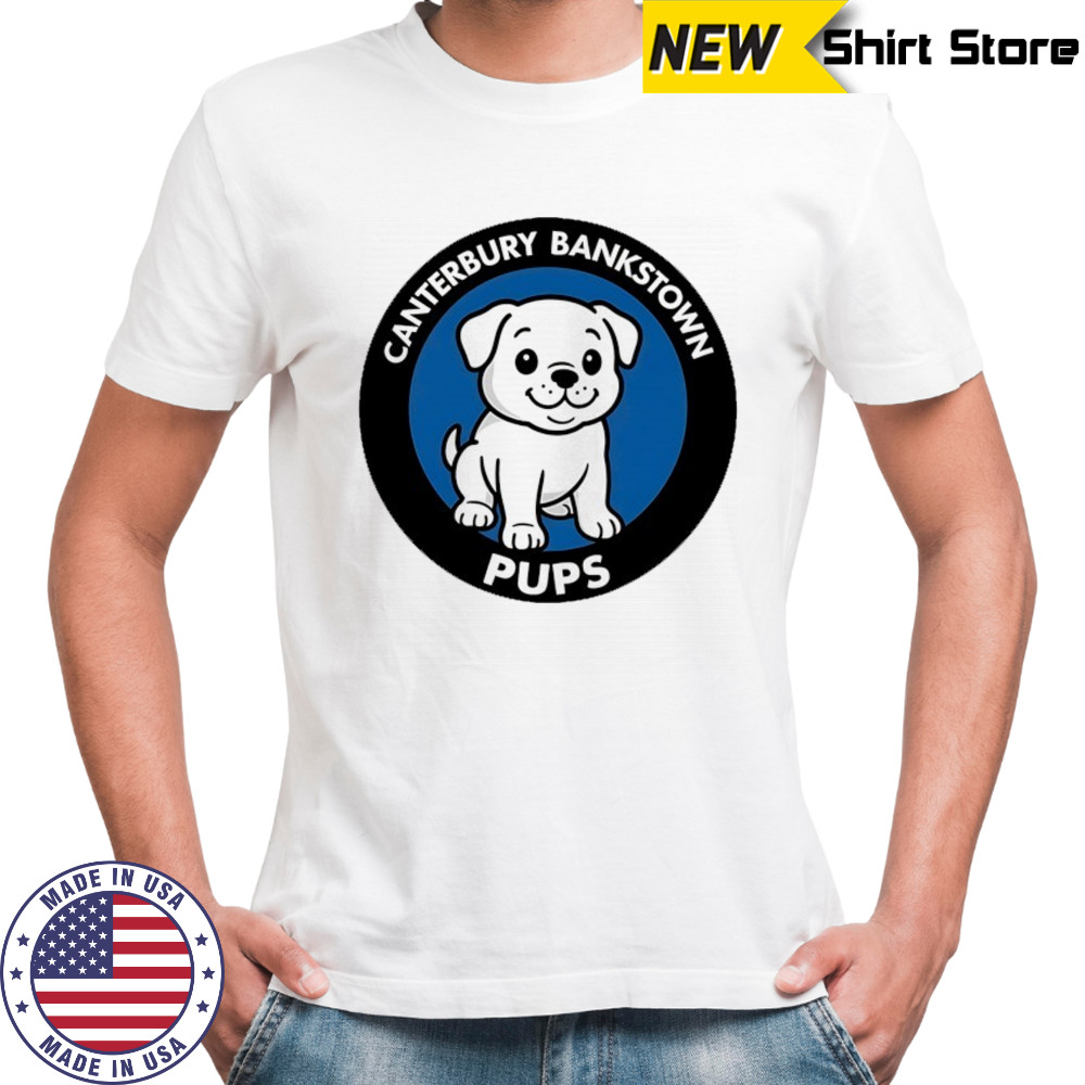 Canterbury Bankstown Pups logo shirt