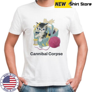 Cat cannibal corpse shirt