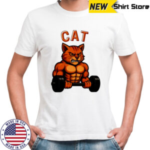 Cat Gym Weightlifting shirt