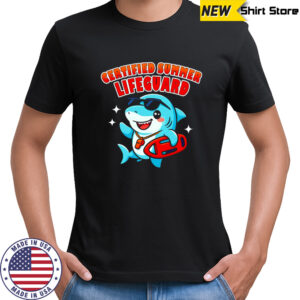 Certified Summer Lifeguard shark meme shirt