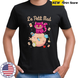 Cheshire Cat Alice in Wonderland Le petit mad cartoon chacter shirt