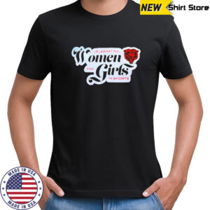 Chicago Bears celebrating women and girls in sports shirt