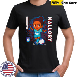 Chicago Stars Mallory Swanson chibi cartoon shirt
