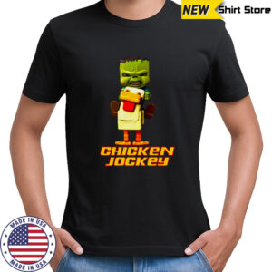 Chicken Jockey Minecraft Movie Gamer Gift T Shirt