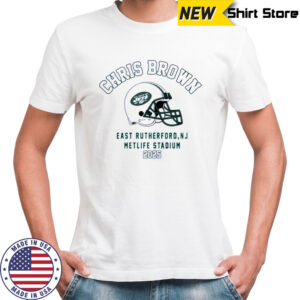 Chris Brown Breezy Bowl XX Tour 2025 New York Jets Shirt