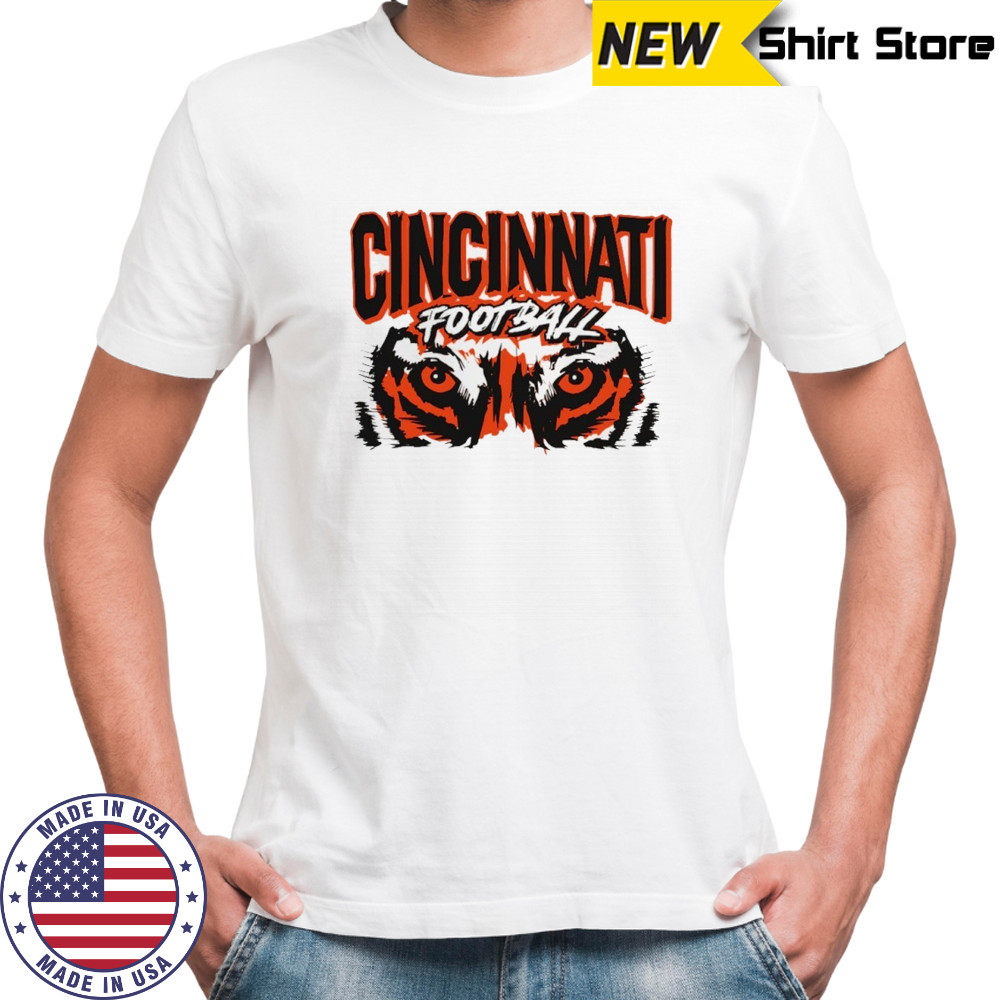 Cincinnati football retro logo shirt