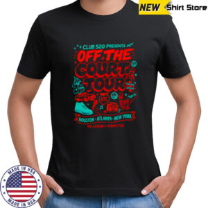 Club 520 off the court tour shirt