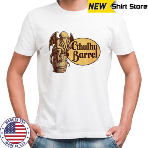 Cthulhu Barrel Cracker Barrel logo shirt