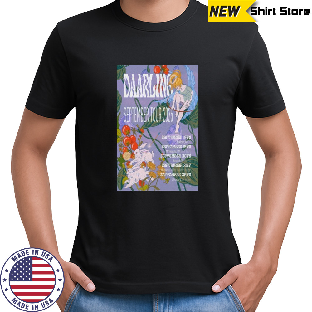 Daarling September Tour 2025 Bunny T-shirt