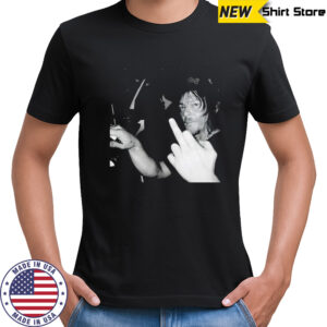 Daryl Dixon middle finger graphic shirt