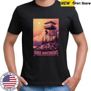 Dave Matthews Band Aug 2 2025 Wildlands Music In Big Sky MT Poster T-Shirt