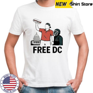 DC Sandwich guy free DC Protest shirt