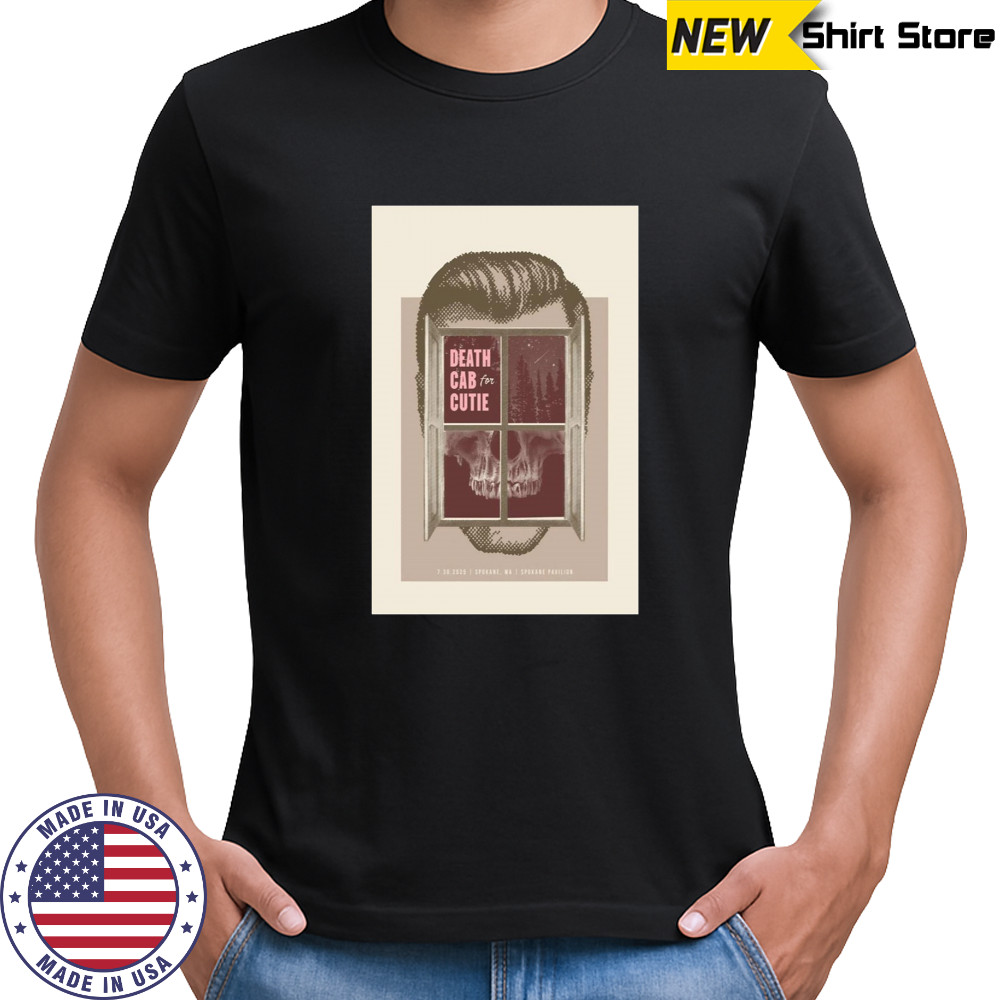 Death Cab for Cutie July 30 2025 at Spokane Pavilion Spokane WA Poster T-Shirt