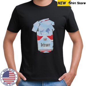 Defrance empty cigarette pack shirt
