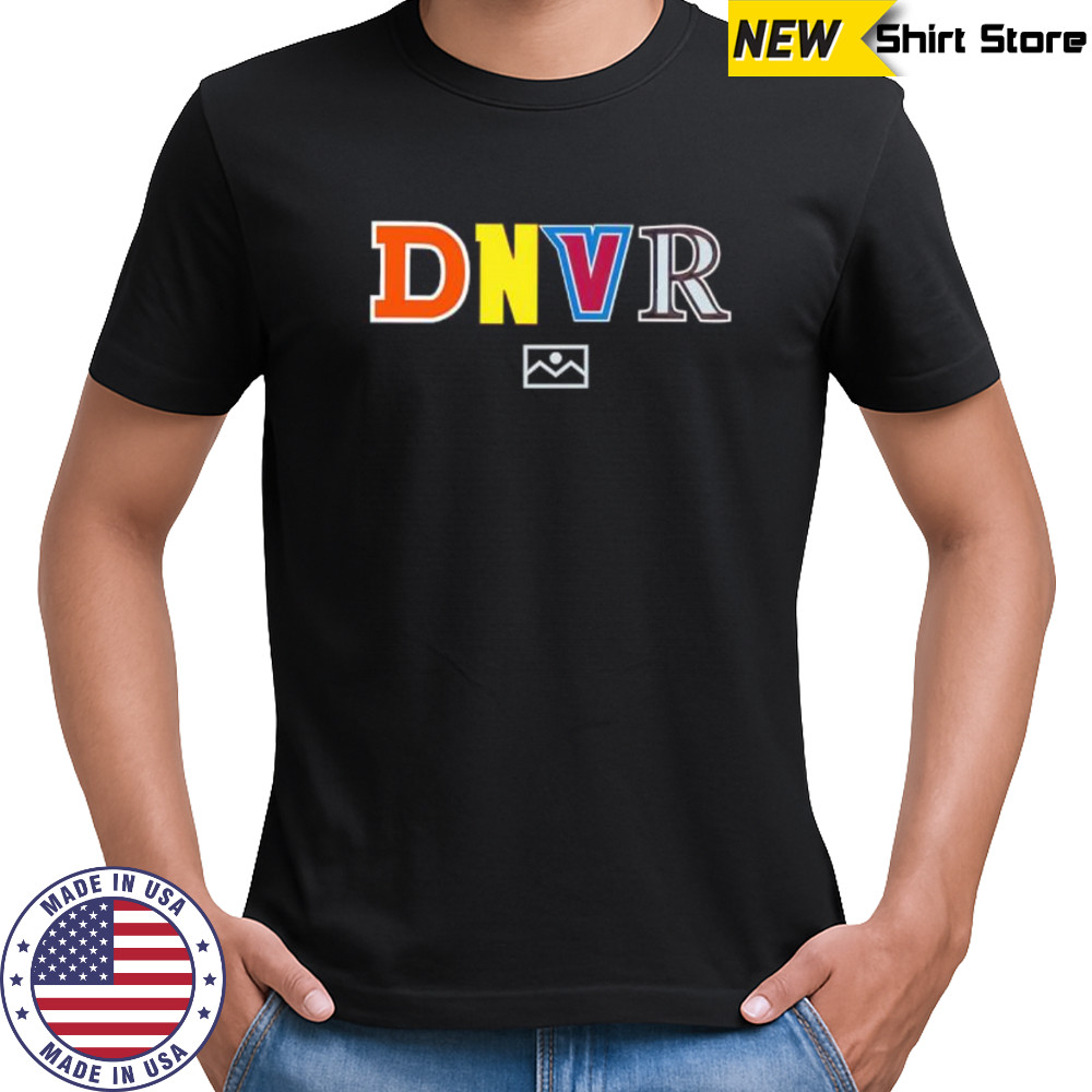 Denver Broncos DNVR Letters shirt
