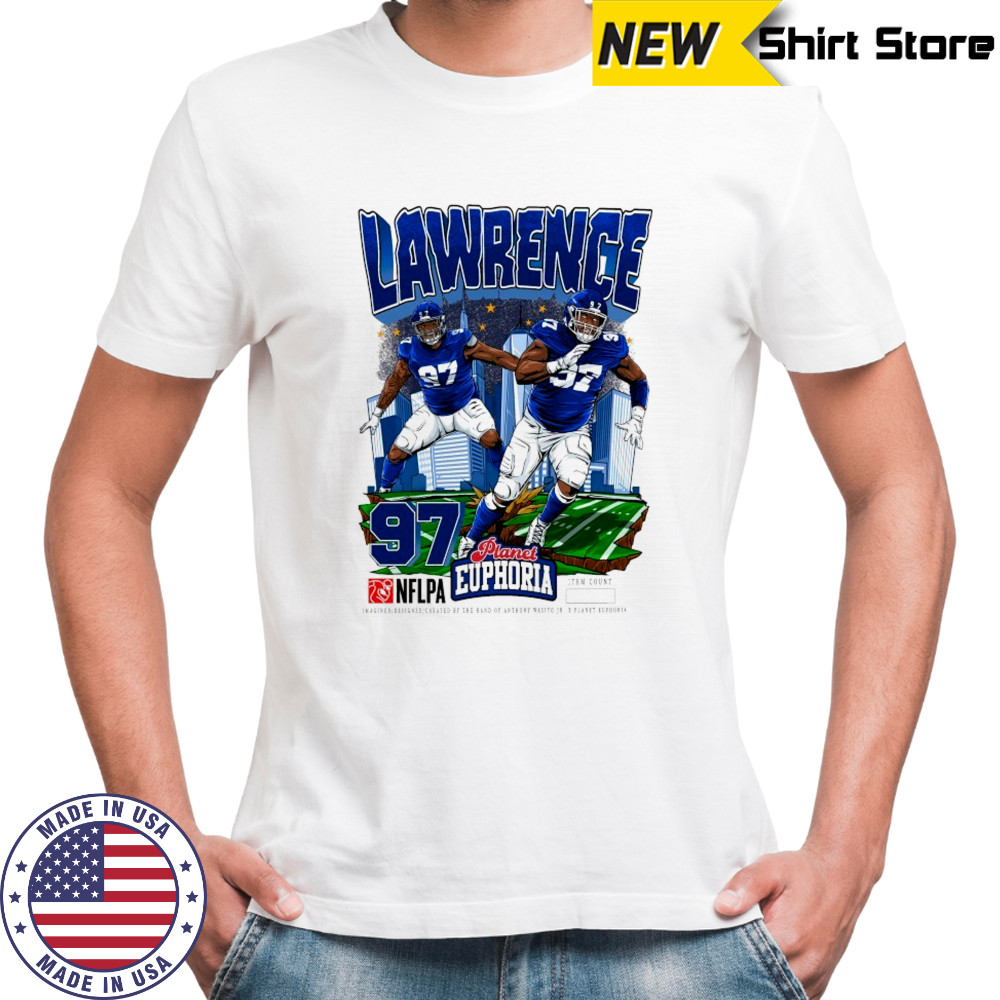 Dexter Lawrence NFLPA Planet Euphoria T-shirt